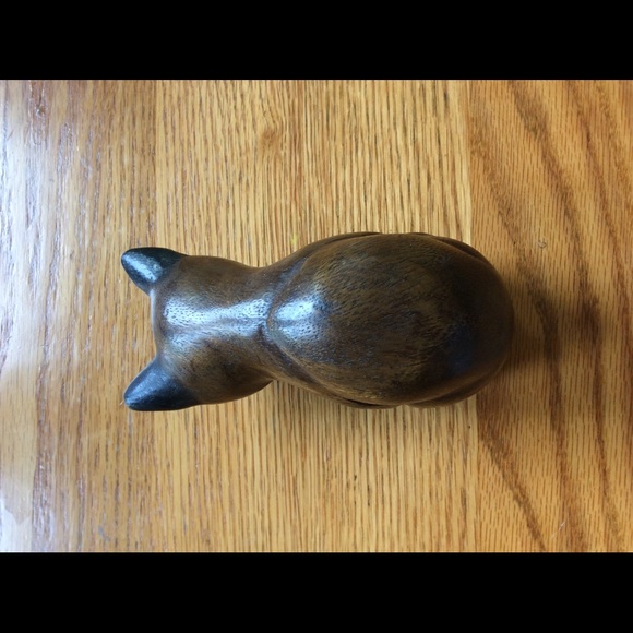 Vintage Hand-Carved Wooden Shelf Cat🐱 - Picture 13 of 16